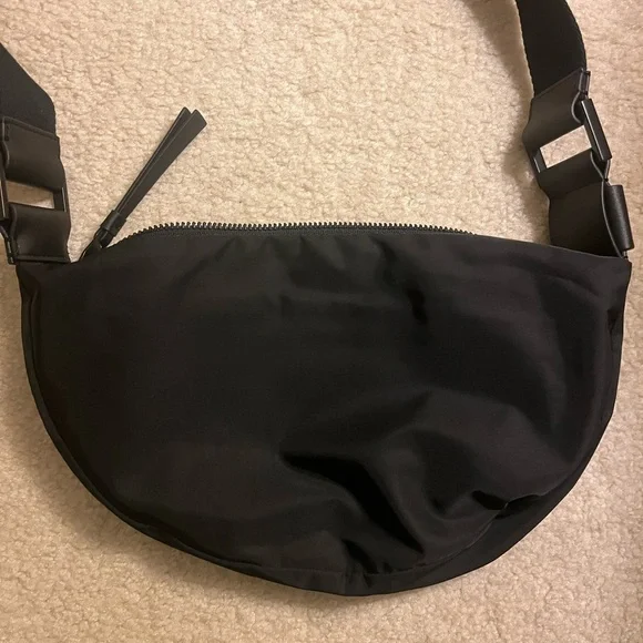 All Saints HALF MOON NYLON CROSSBODY BAG - Picture 4 of 8